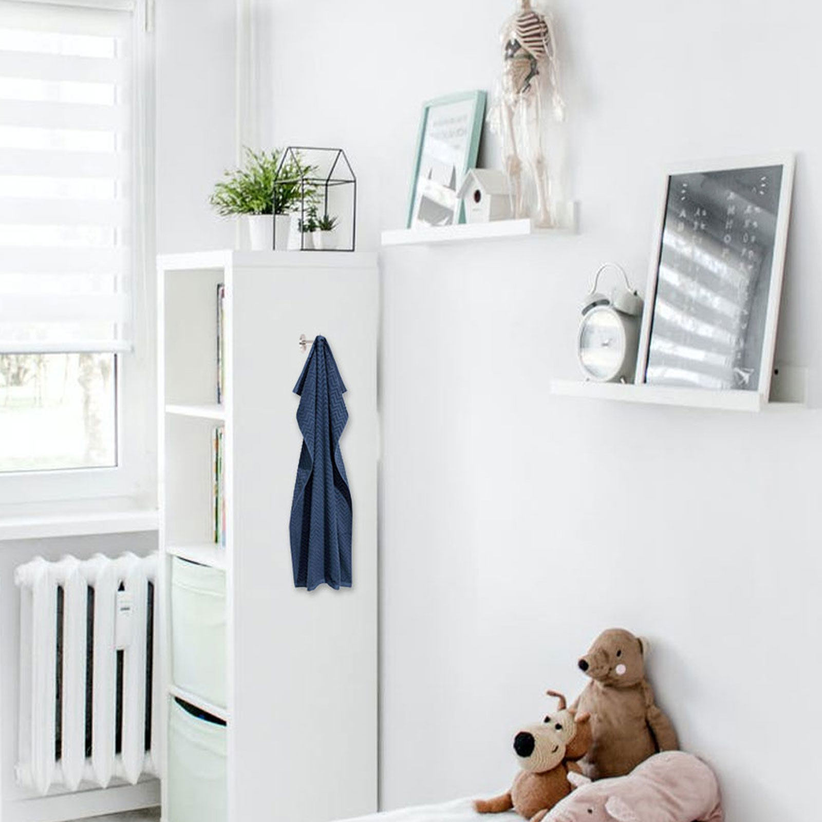 Home Design Bathroom - 6 Ganchos Metálicos de Acero Inoxidable,