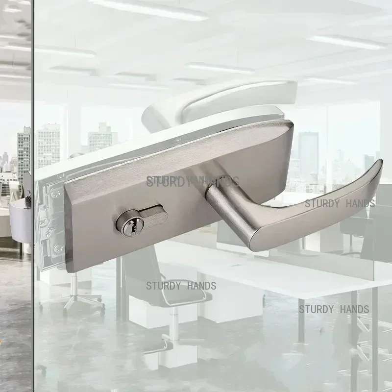 Home Bathroom Lock - Cerradura de puerta de vidrio para