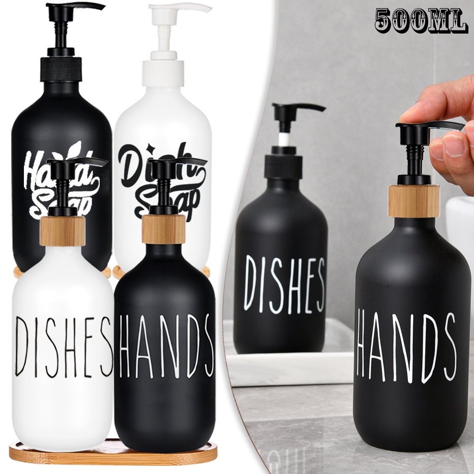 Home Bathroom Soap Dispenser - Dispensador de botellas de jabón y