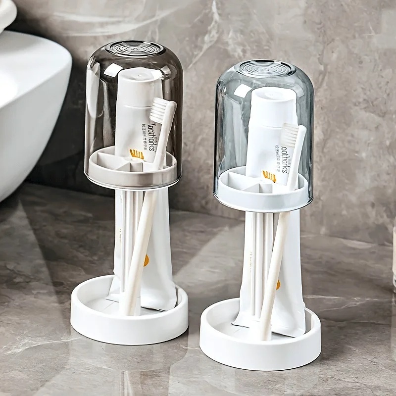 Toothbrush Holder Set - Juego de soporte multifuncional de plástico