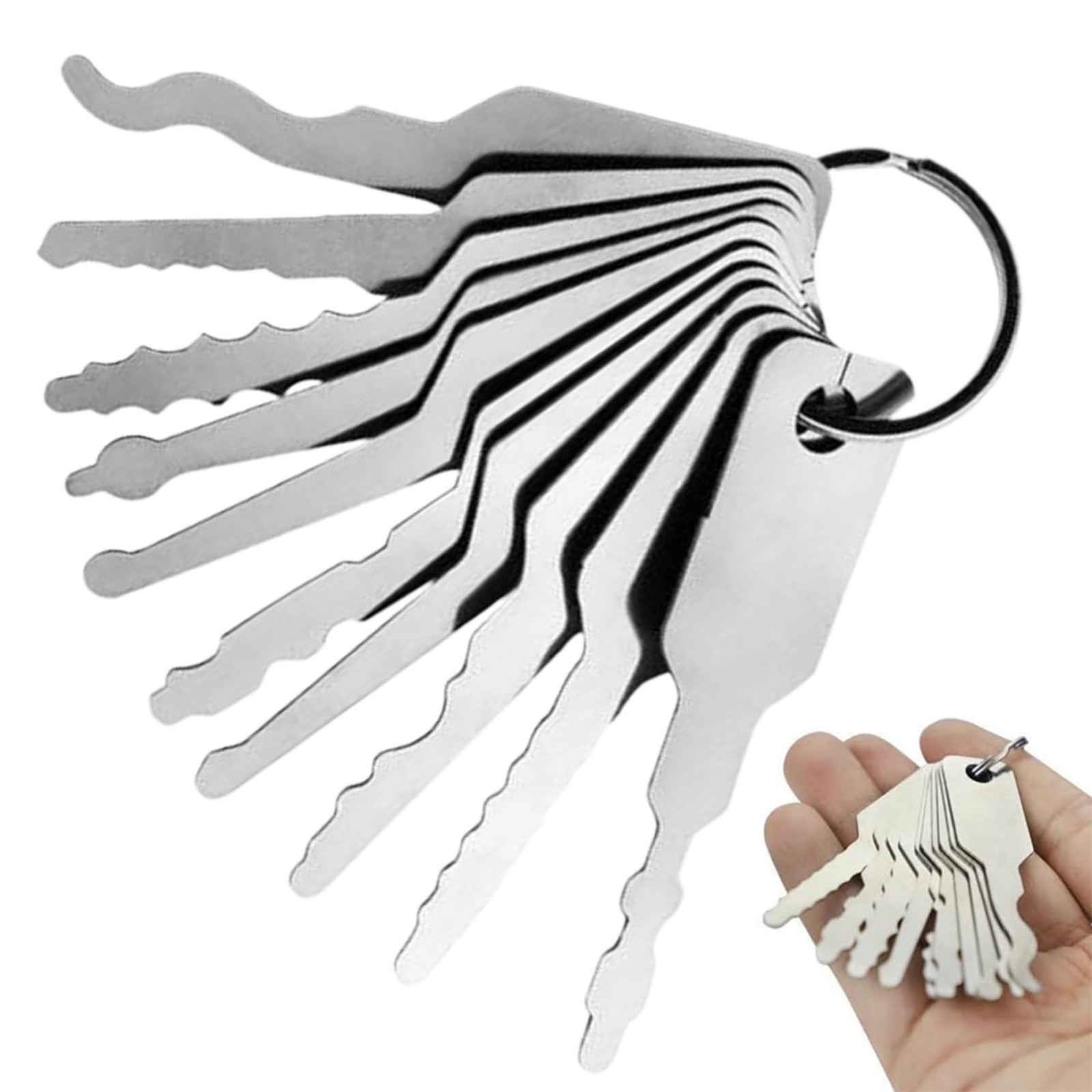Home Bathroom Lock - 10 unids/lote de llaves en blanco