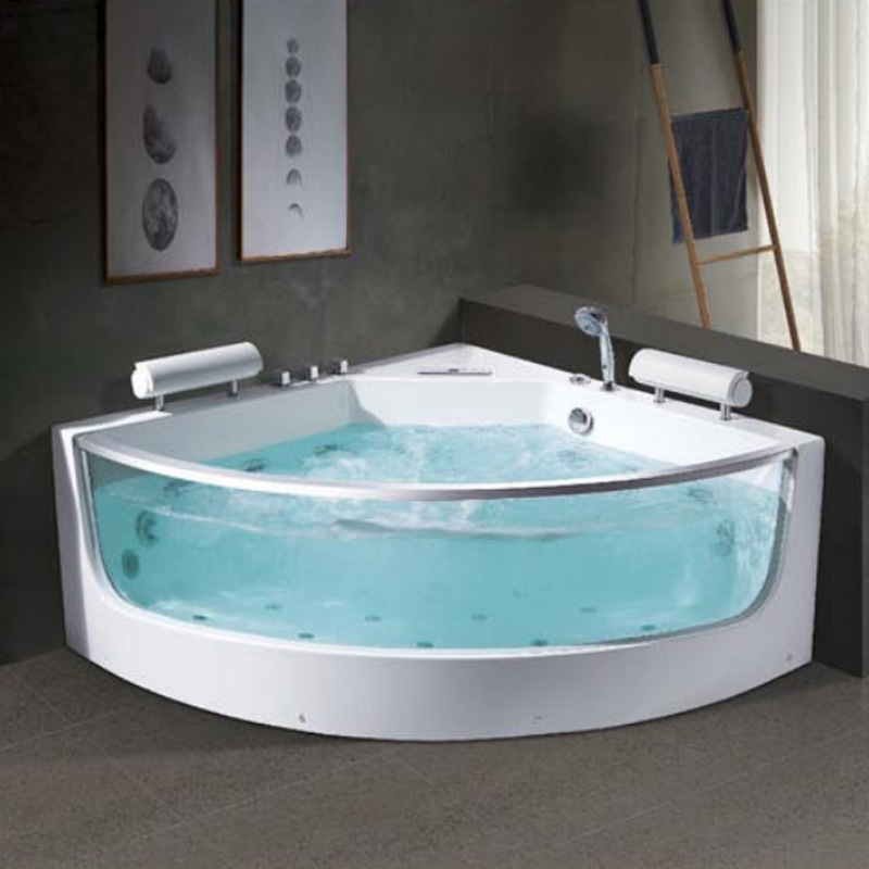 Home Bathroom Jacuzzi - Bañera de Hidromasaje Acrílica con Burbujas,