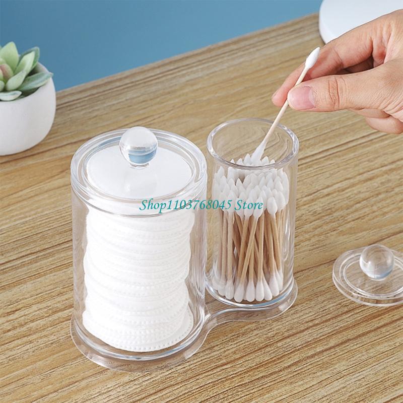 Bath Salts Jar - R53f Funcional transparente acrílico Cosmético algodón