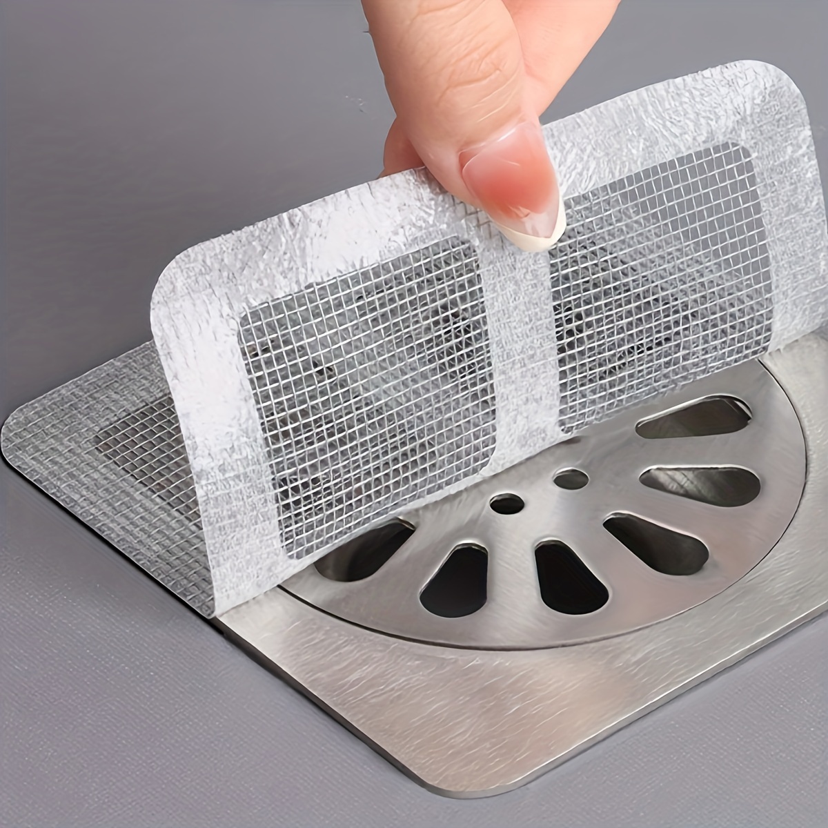 Drain Hair Catcher - Pegatina desechable para desagüe de suelo,