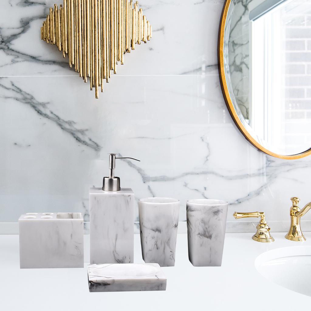 Toothbrush Holder Set - Juego de Accesorios de Baño de