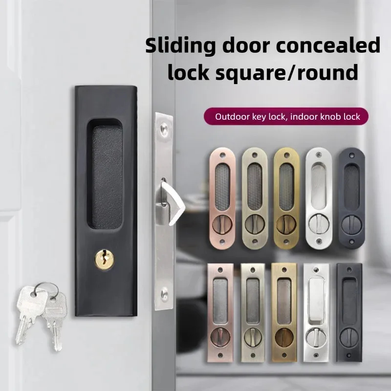 Home Bathroom Lock - Cerradura de puerta corredera, cerradura de