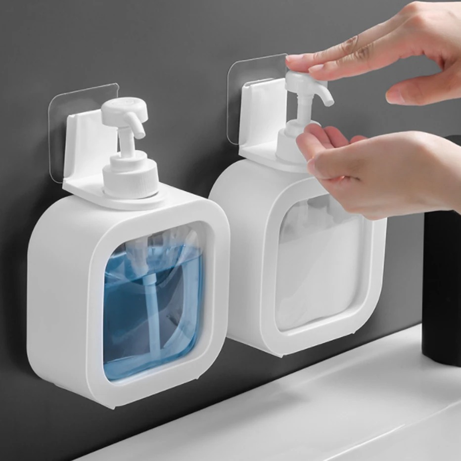 Home Bathroom Soap Dispenser - Dispensadores de jabón transparentes, champú, Gel