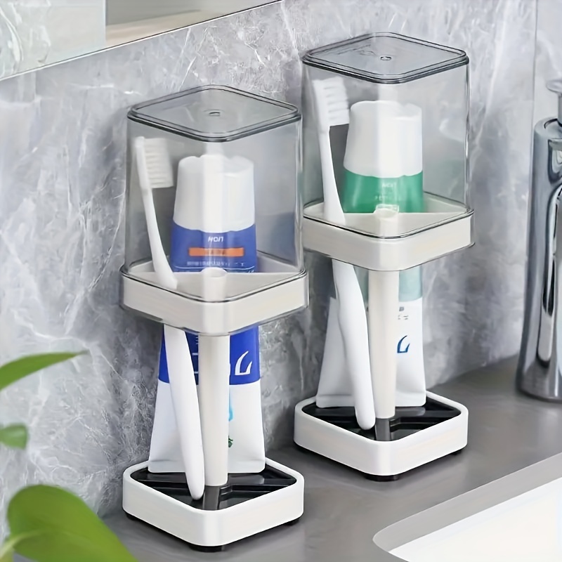 1 soporte para cepillo de dien - Toothbrush Holder Set reseña y precio