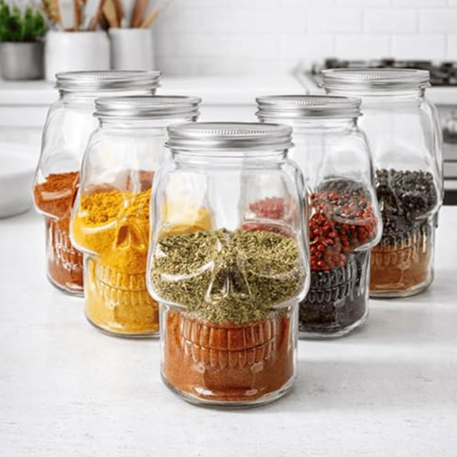 Tarros con Forma de Calavera d - Bath Salts Jar reseña y precio