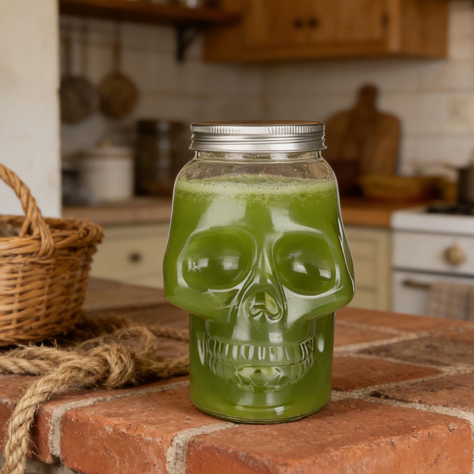 Frascos de Calaveras Únicos Re - Bath Salts Jar reseña y precio