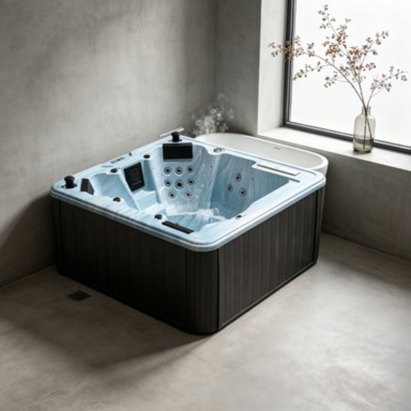 Jacuzzi Exterior para 4 Person - Home Bathroom Jacuzzi reseña y precio