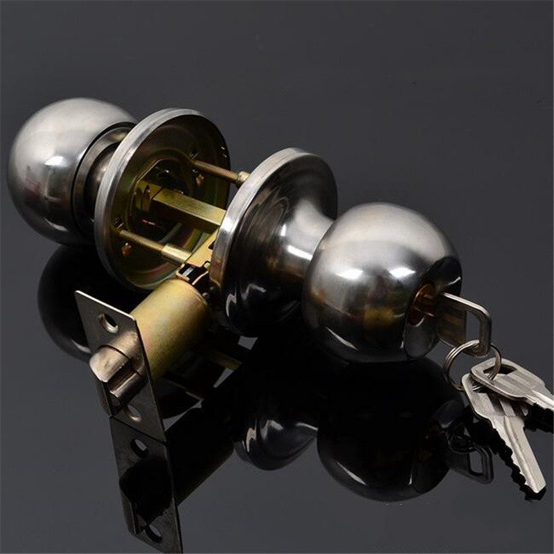 Pomo de Puerta Redondo con Cer - Home Bathroom Lock reseña y precio