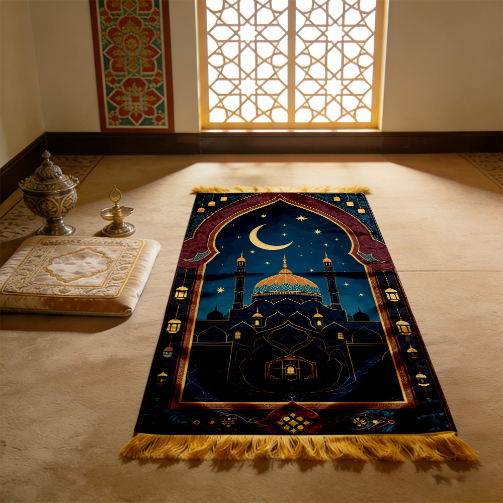 Alfombra de Oración VIKAMA con - Home Bathroom Door Design reseña y precio