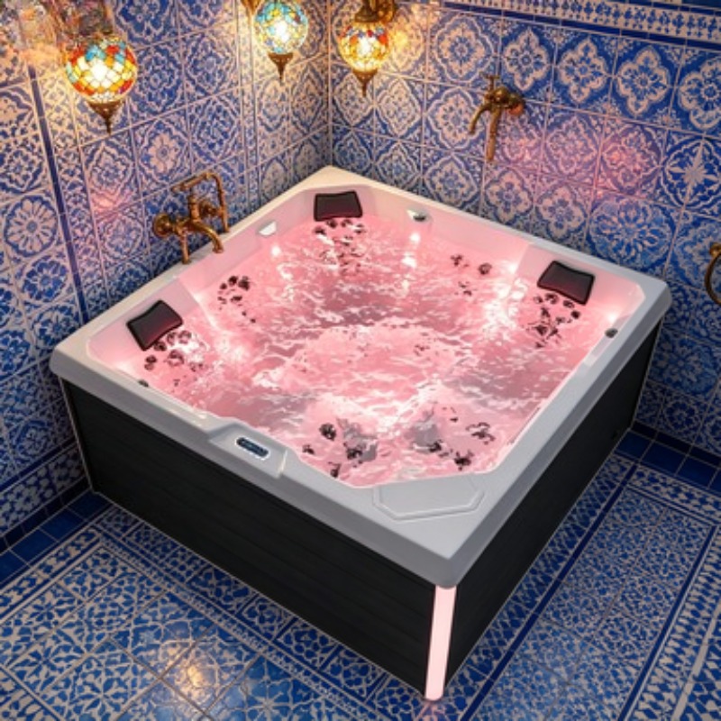 Jacuzzi Exterior para 4 Person - Home Bathroom Jacuzzi reseña y precio
