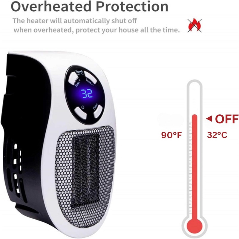 Calentador eléctrico con enchu - Home Bathroom Fan reseña y precio