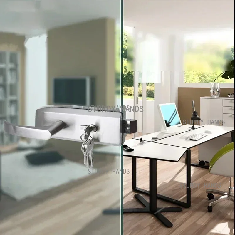 Cerradura de puerta de vidrio  - Home Bathroom Lock reseña y precio