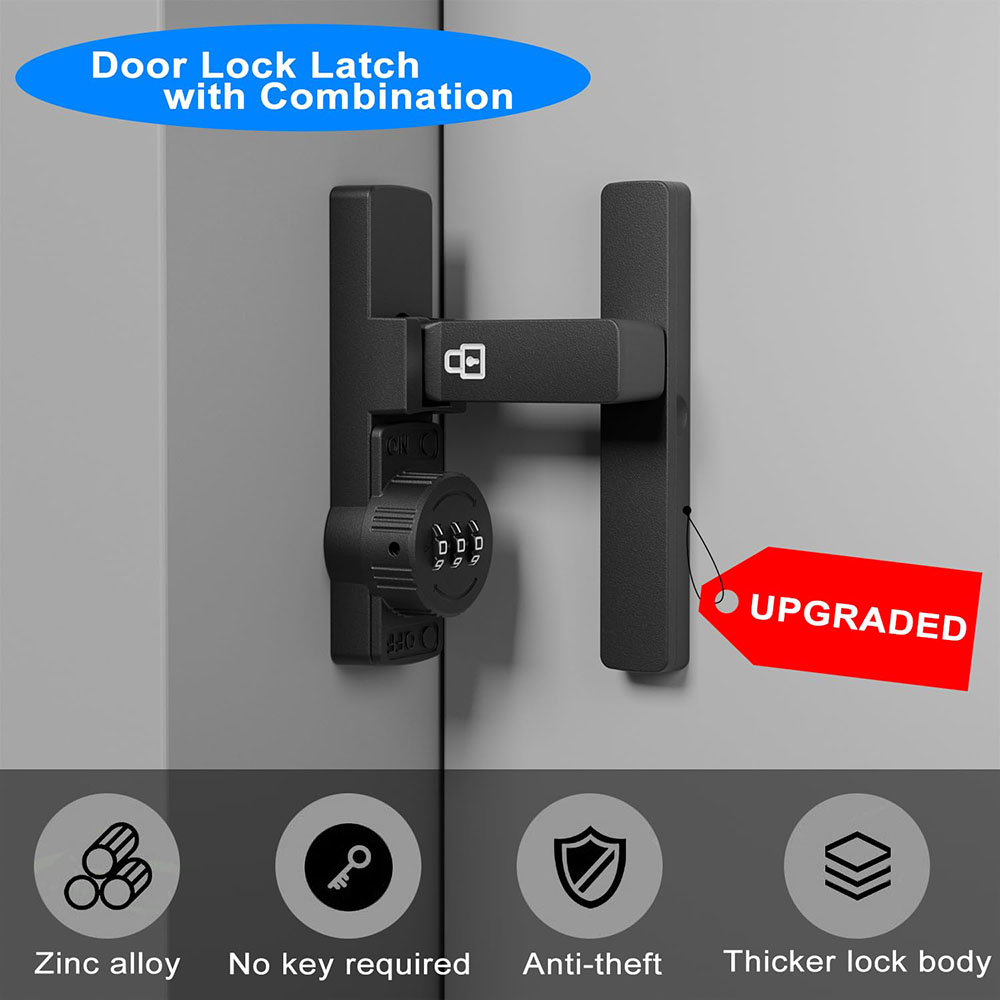 Cerradura de puerta de Granero - Home Bathroom Lock reseña y precio