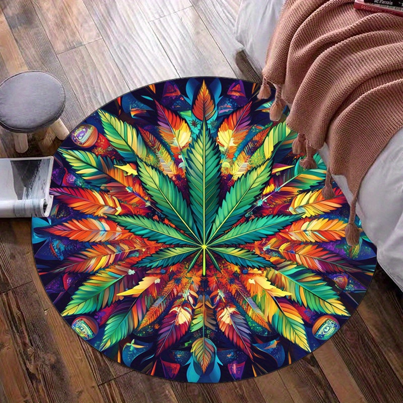 Alfombra redonda de Mandala de - Home Bathroom Door Design reseña y precio