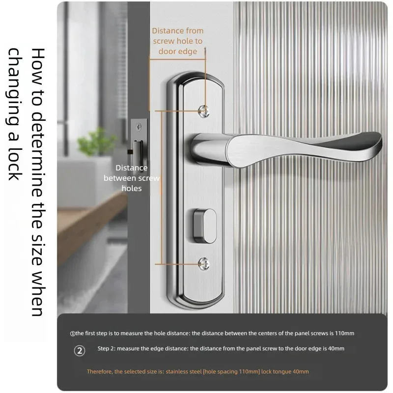Cerradura de puerta de baño de - Home Bathroom Lock reseña y precio
