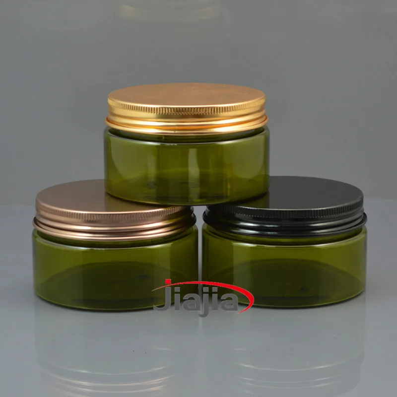 Tarro verde de plástico con ta - Bath Salts Jar reseña y precio