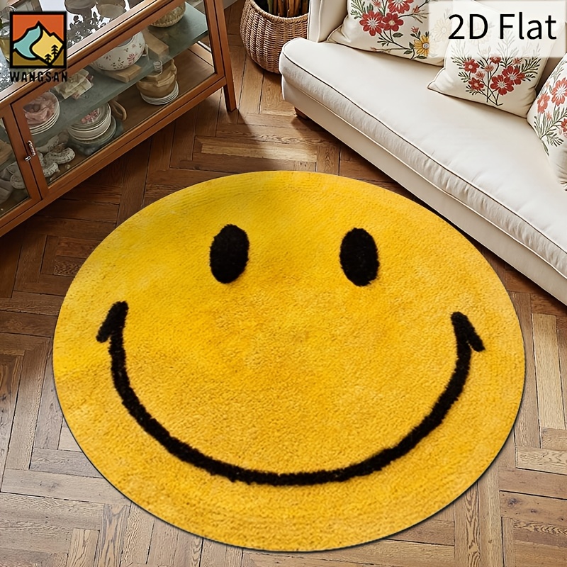 Alfombra Redonda de Franela 2D - Home Bathroom Door Design reseña y precio