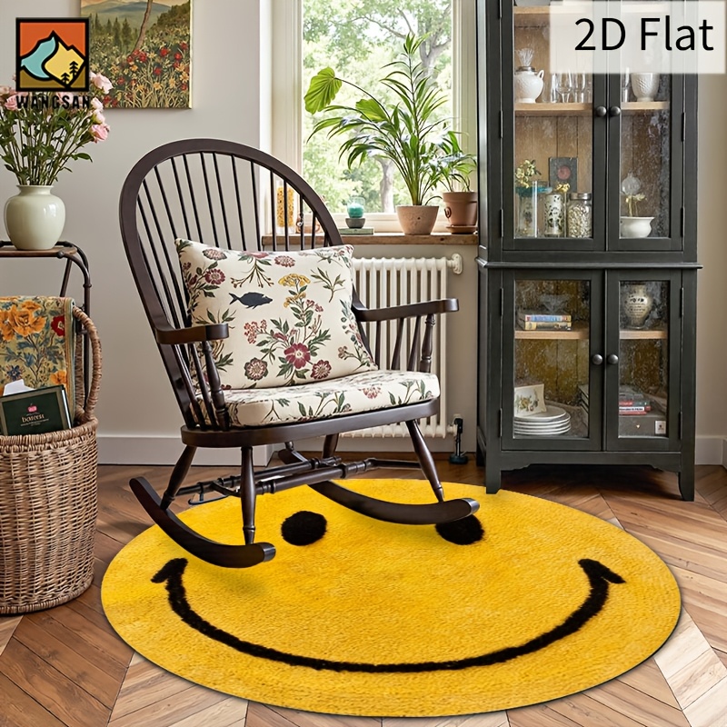 Alfombra Redonda de Franela 2D - Home Bathroom Door Design reseña y precio