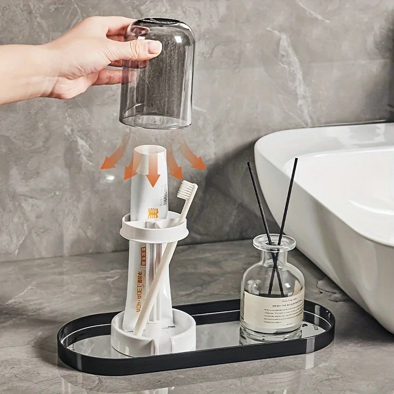 Juego de soporte multifunciona - Toothbrush Holder Set reseña y precio