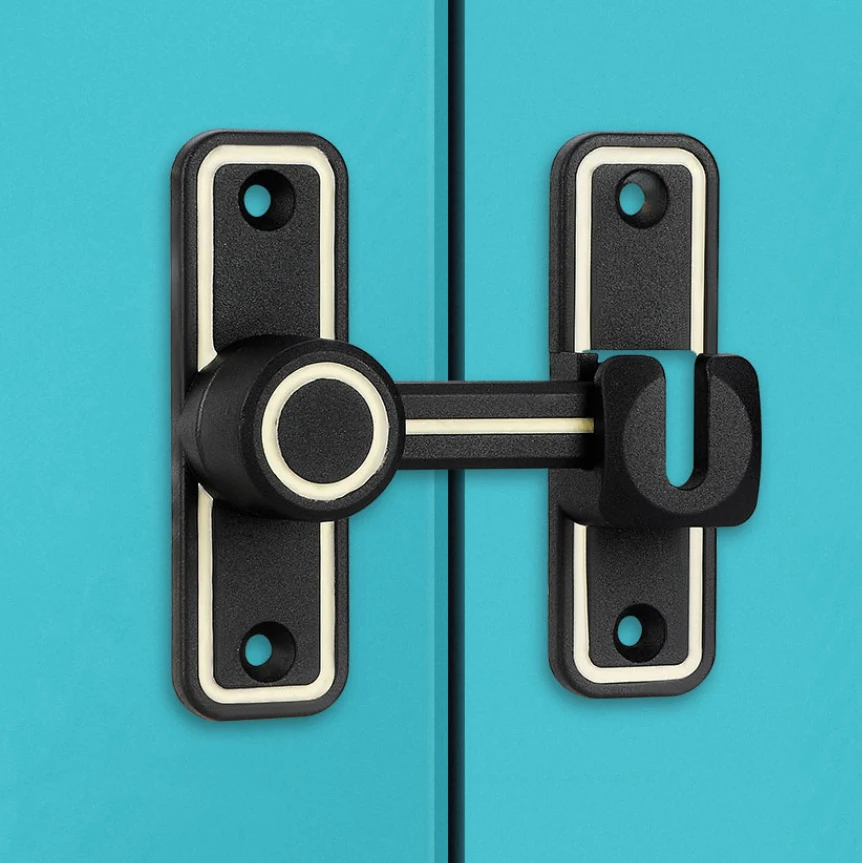 Cerradura de pestillo de puert - Home Bathroom Lock reseña y precio