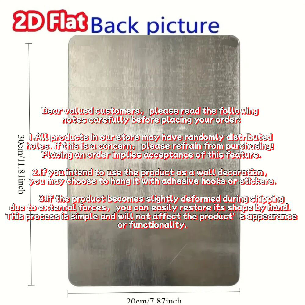 Arte de Pared Metálico 2D para - Home Design Bathroom reseña y precio