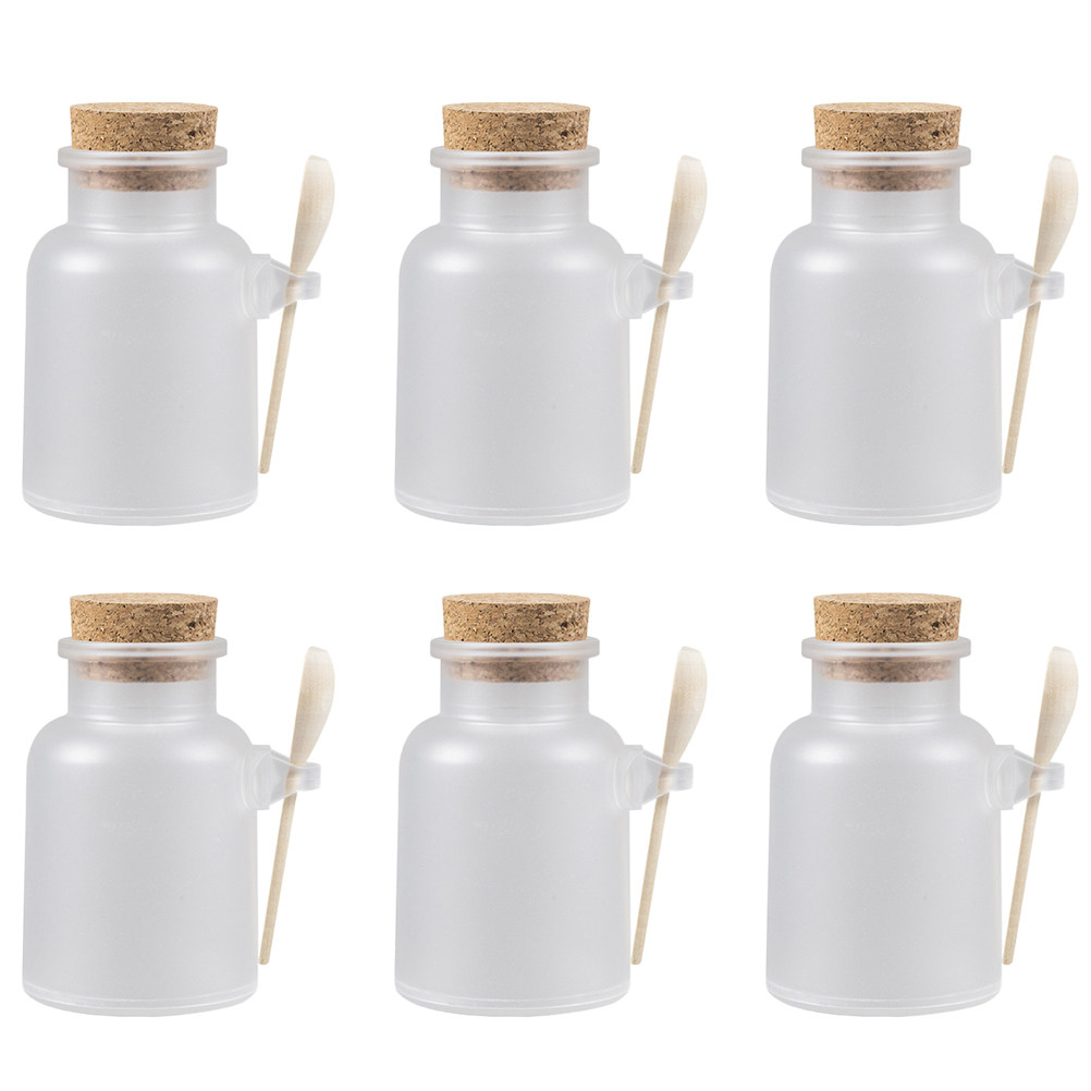 6 juegos de botellas vacías co - Bath Salts Jar reseña y precio