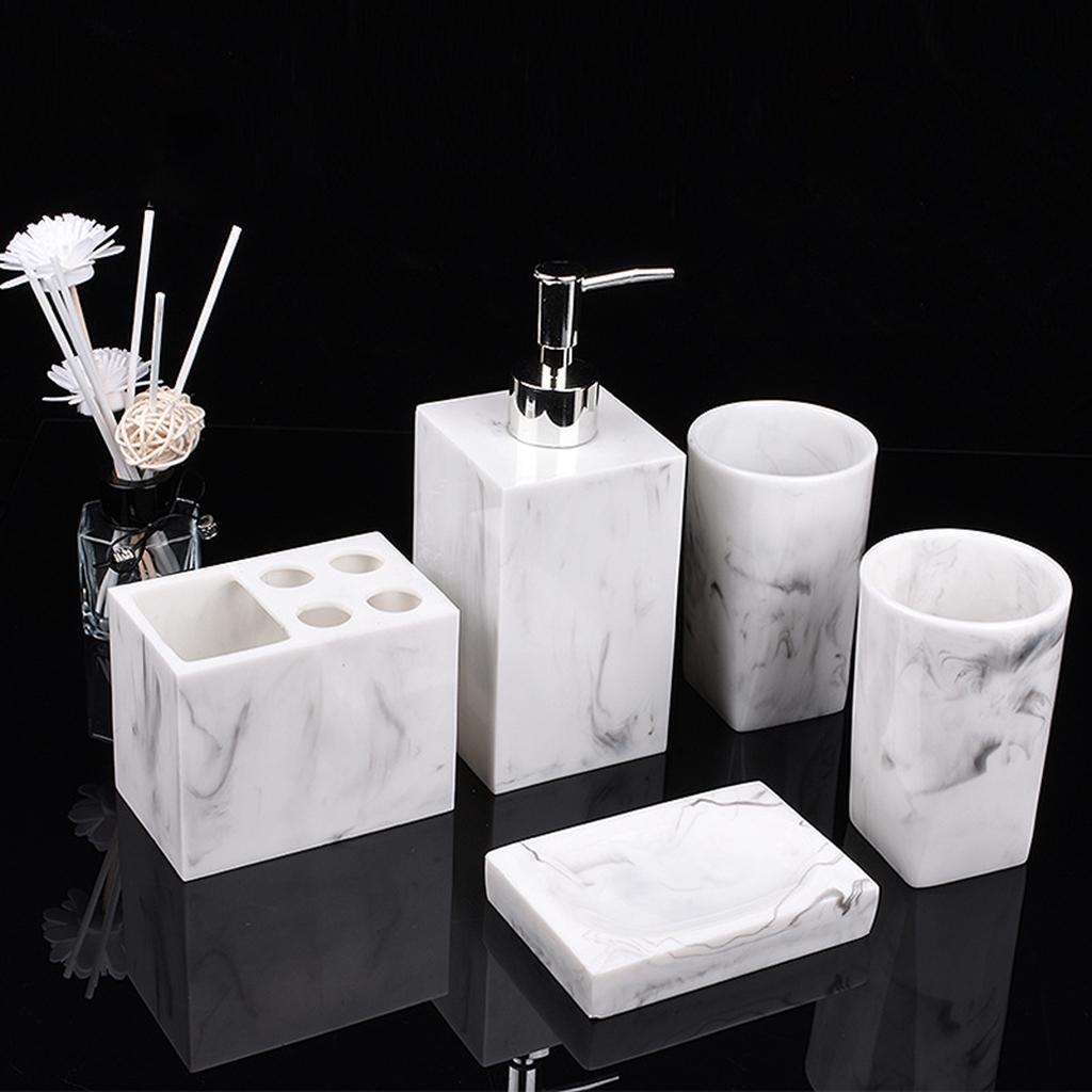 Juego de Accesorios de Baño de - Toothbrush Holder Set reseña y precio