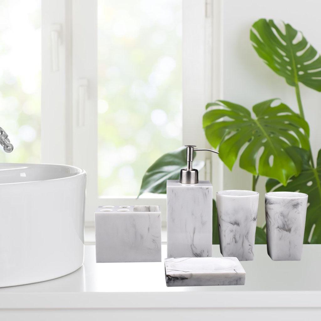Juego de Accesorios de Baño de - Toothbrush Holder Set reseña y precio