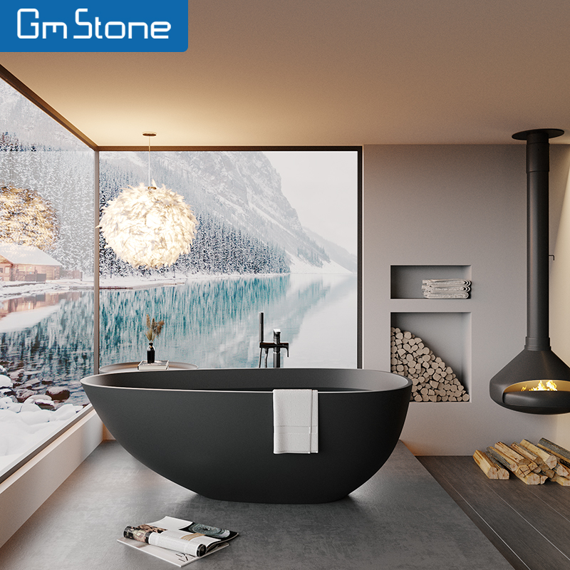 Bañera independiente con textu - Home Bathroom Jacuzzi reseña y precio