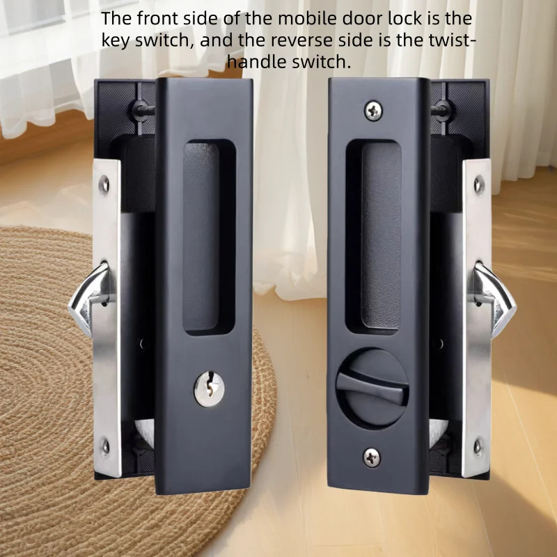 Cerradura de puerta corredera, - Home Bathroom Lock reseña y precio