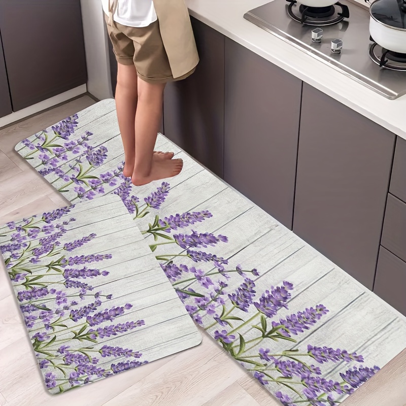 VIKAMA Alfombra de cocina de f - Home Bathroom Door Design reseña y precio
