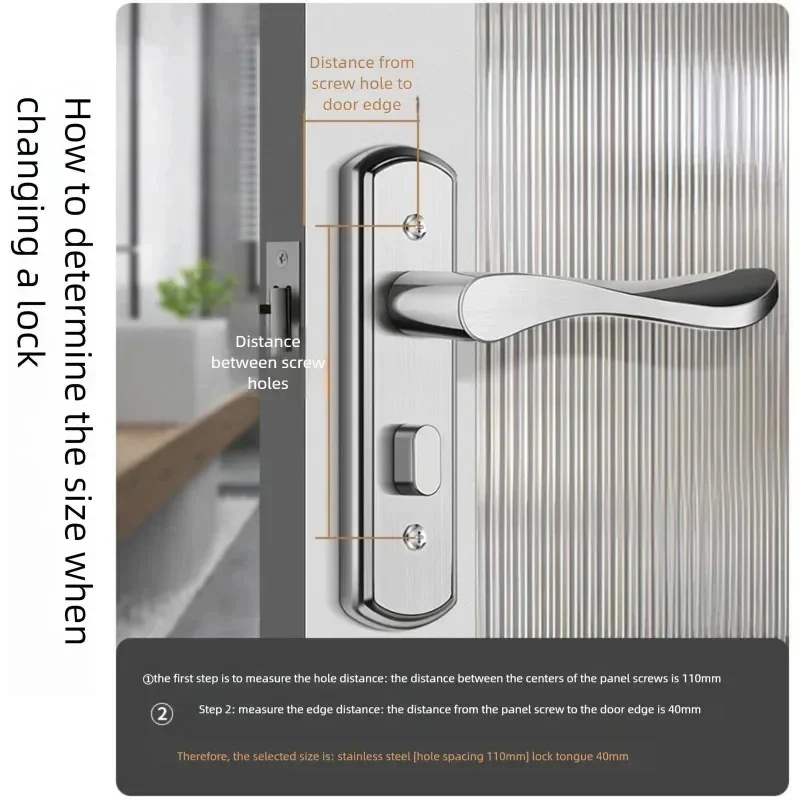 Cerradura de puerta de baño de - Home Bathroom Lock reseña y precio