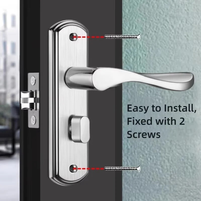 Cerradura de puerta de baño de - Home Bathroom Lock reseña y precio