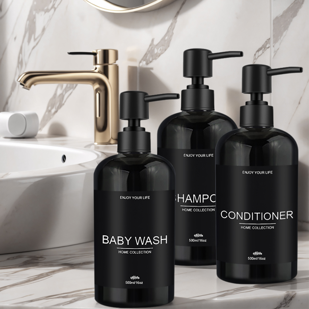 3 uds baño recargable vacío ch - Home Bathroom Soap Dispenser reseña y precio