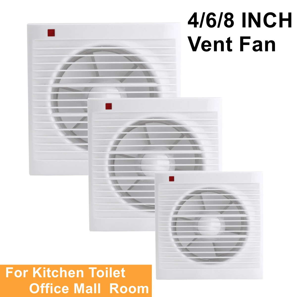 Extractor de baño silencioso,  - Home Bathroom Fan reseña y precio