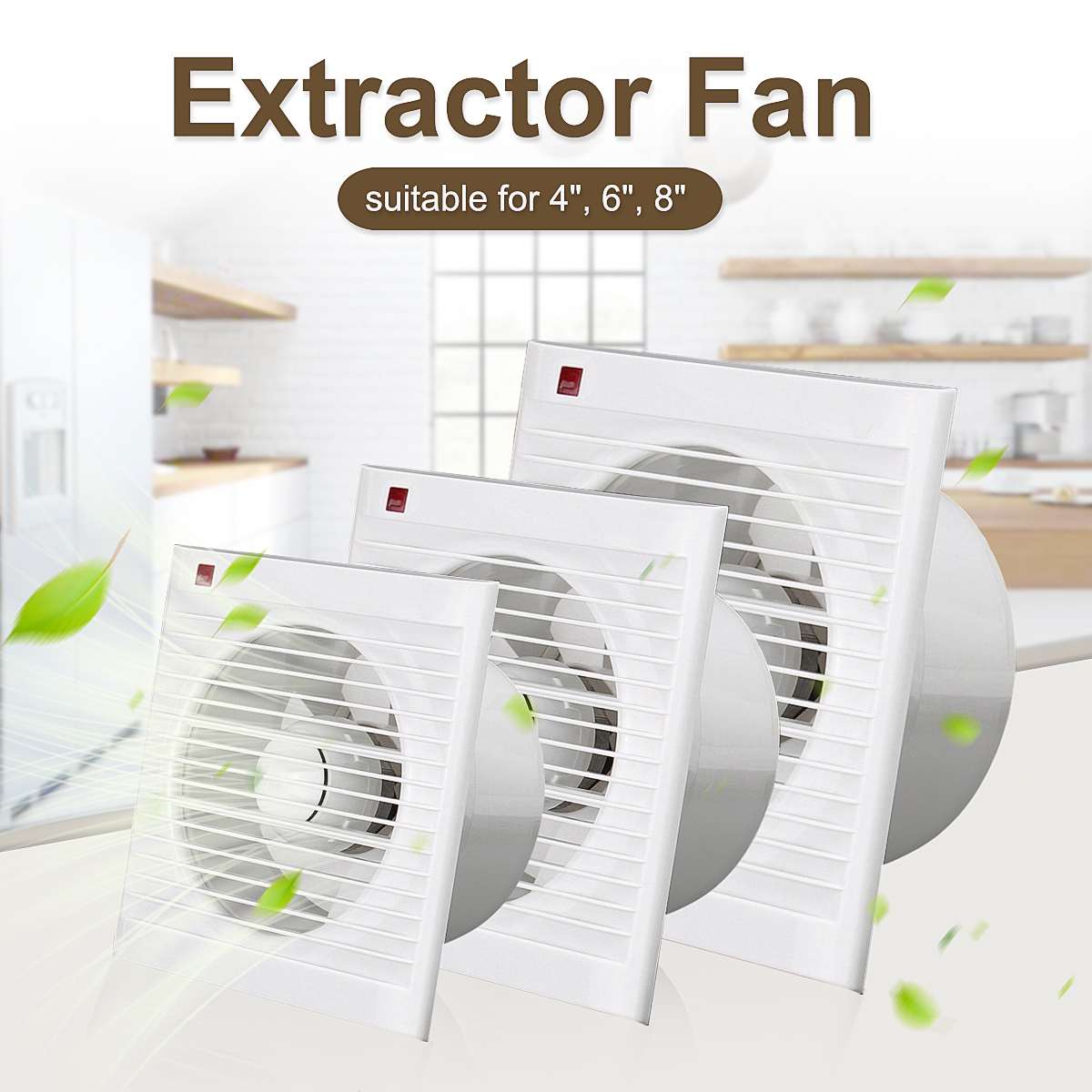 Extractor de baño silencioso,  - Home Bathroom Fan reseña y precio