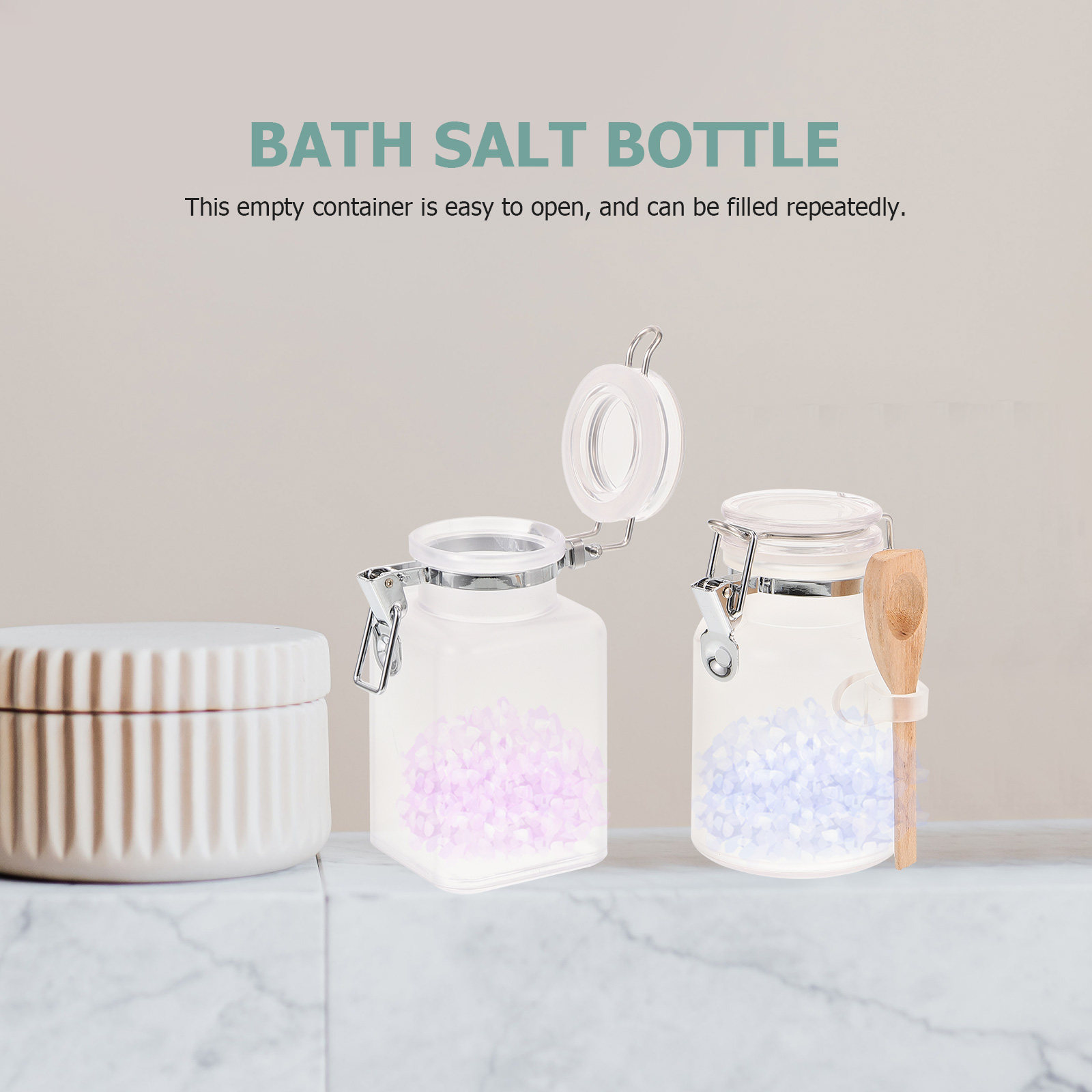 2 Juegos de Frascos Sellados p - Bath Salts Jar reseña y precio
