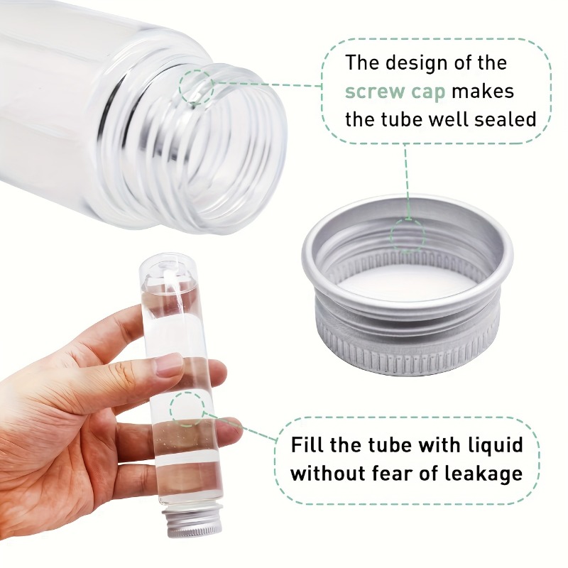 Tubos transparentes de plástic - Bath Salts Jar reseña y precio