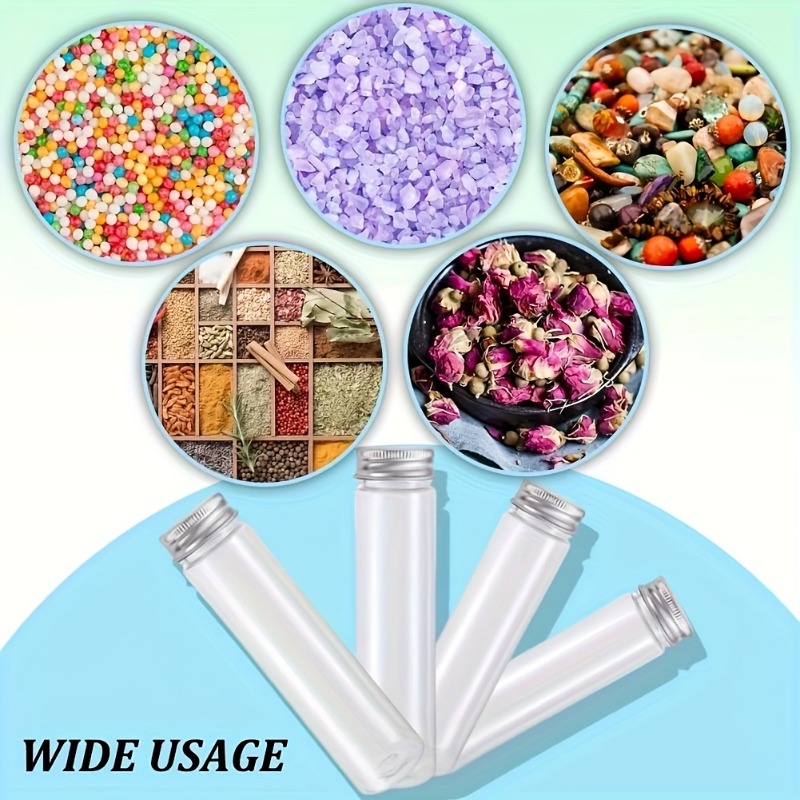 Tubos transparentes de plástic - Bath Salts Jar reseña y precio