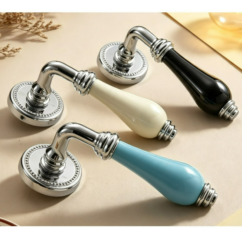 Manija de Puerta de Cerámica d - Home Bathroom Lock reseña y precio