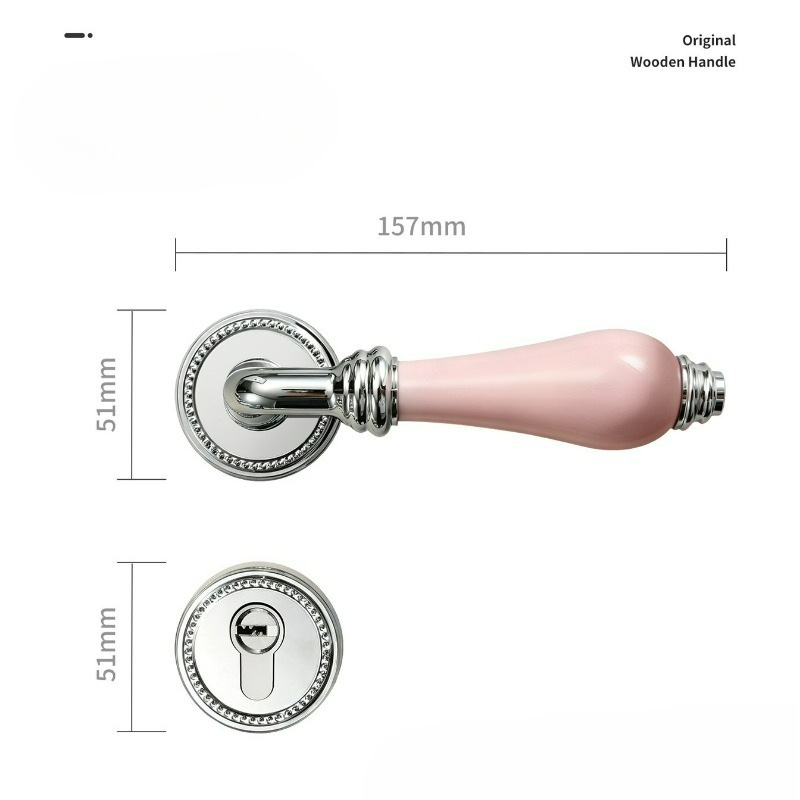 Manija de Puerta de Cerámica d - Home Bathroom Lock reseña y precio